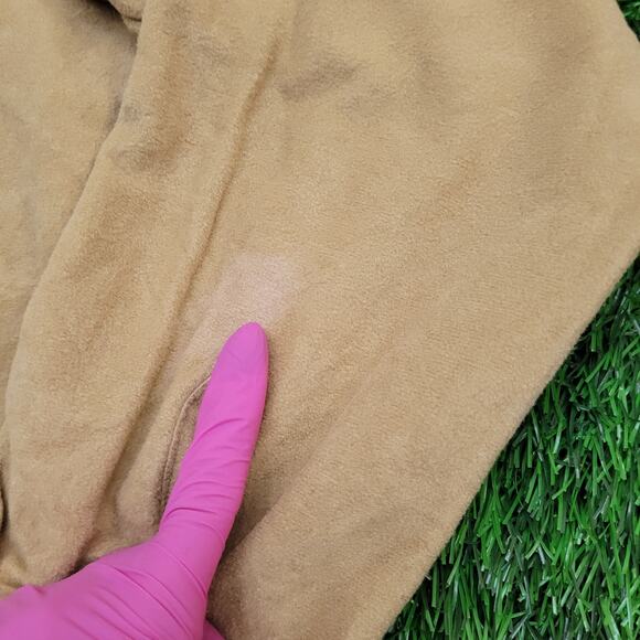 Vintage 70s LEE Chamois Button Shirt Medium 21x26 Beige - Picture 4 of 12